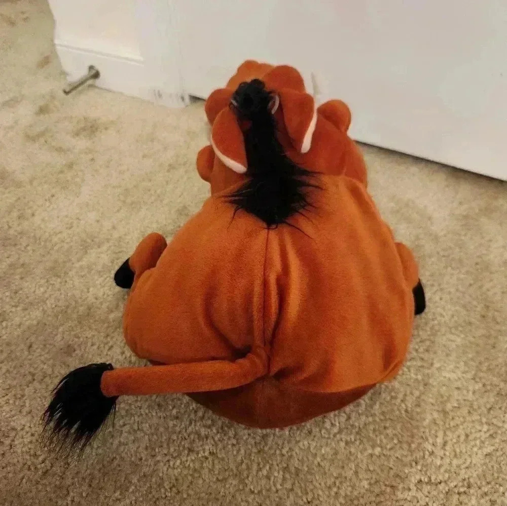 Lion King Pumba Disney Pumba Talking Stuffed Animal Warthog Untested #AA - Picture 4 of 7